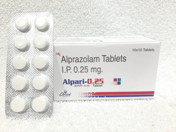 Buy Alprazolam 0.25mg online with PayPal